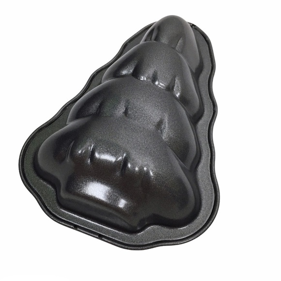 CHRISTMAS TREE Mini Cake Pans Baking Non Stick Holidays Set of 2 - Picture 2 of 6